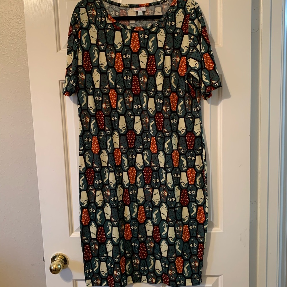 Lularoe Pencil Dress Nightmare Before  XMAS